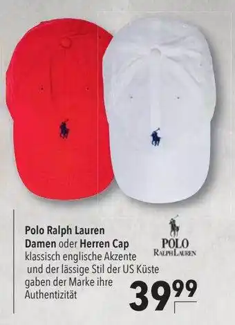 CITTI Markt Polo Ralph Lauren Damen Oder Herren Cap Angebot