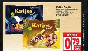 Edeka Katjes Family Fruchtgummi Oder Lakritz Angebot