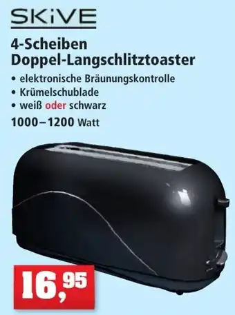 Thomas Philipps SKiVE 4 Scheiben Doppel Langschlitztoaster Angebot