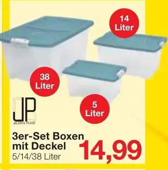 Jawoll JP 3er Set Boxen mit Deckel Angebot