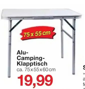 Jawoll Alu Camping Klapptisch Angebot