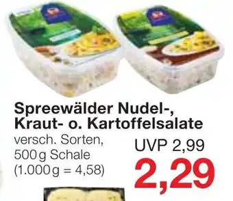 Jawoll Spreewälder Nudel, Kraut o. Kartoffelsalate 500g Angebot