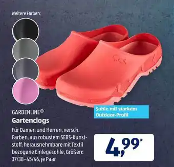 Aldi Süd Gardenline Gartenclogs Angebot