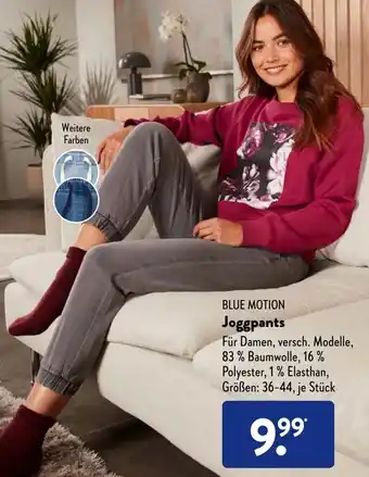 Aldi Süd Blue Motion Joggpants Angebot