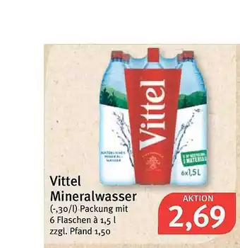 Feneberg Vittel Mineralwasser Angebot