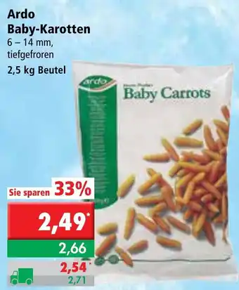 L. STROETMANN GROSSMARKT Ardo Baby Karotten 2,5kg Beutel Angebot