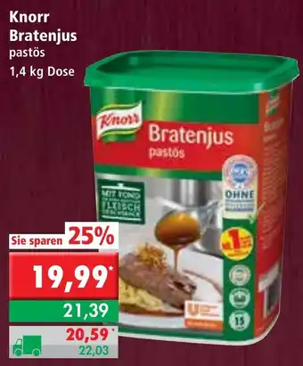 L. STROETMANN GROSSMARKT Knorr Bratenjus 1,4kg Angebot