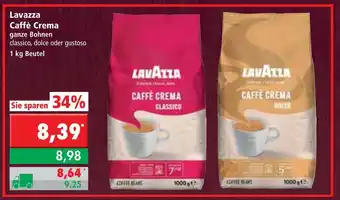 L. STROETMANN GROSSMARKT Lavazza Caffè Crema 1kg Beutel Angebot