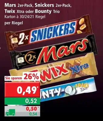 L. STROETMANN GROSSMARKT Mars, Snickers, Twix, oder Bounty Angebot