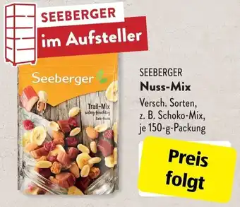 Aldi Süd Seeberger Nuss Mix 150 g Packung Angebot