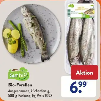 Aldi Süd Bio Forellen 500 g Packung Angebot