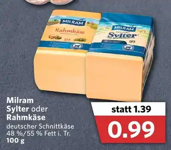 Combi Milram Sylter oder Rahmkäse 100g Angebot