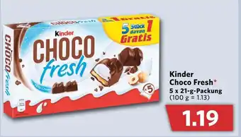 Combi Kinder Choco Fresh 5x21g Angebot