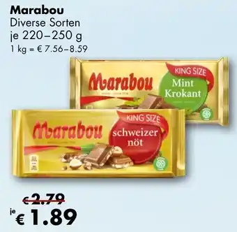 Travel Free Marabou 220-250 g Angebot