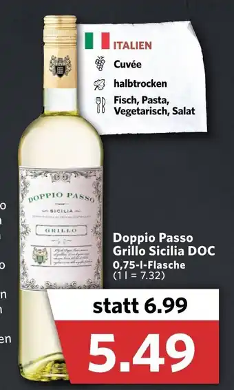 Combi Doppio Passo Grillo Sicilia DOC 0,75L Angebot