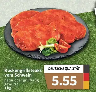 Combi Rückengrillsteaks vom Schwein 1kg Angebot