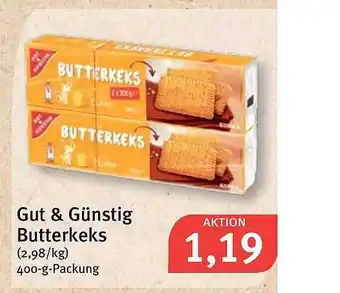 Feneberg Gut & Günstig Butterkeks Angebot