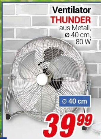 CENTERSHOP Ventilator THUNDER Angebot