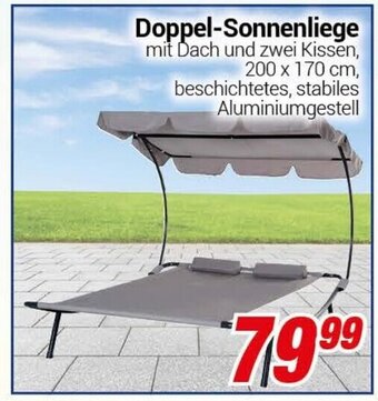 CENTERSHOP Doppel-Sonnenliege Angebot