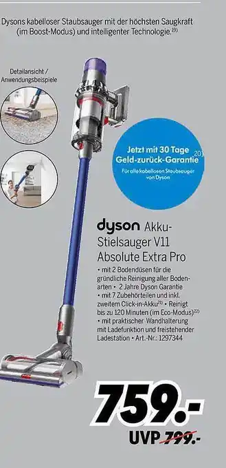 MEDIMAX Dyson Akku-stielsauger V11 Absolute Extra Pro Angebot