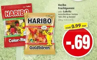 Markant Haribo Fruchtgummi oder Lakritz 160-200g Beutel Angebot