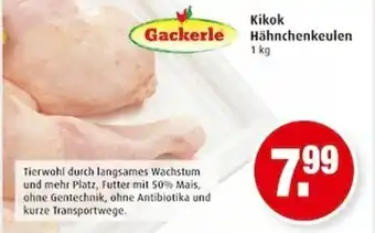 Markant Gackerle Kikok Hähnchenkeulen 1kg Angebot