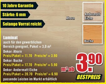 B1 Discount Baumarkt Laminat Angebot