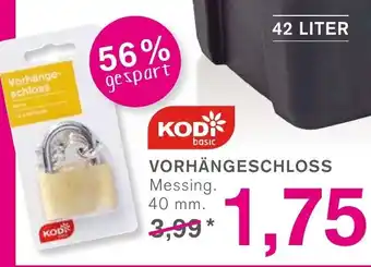 KODi Vorhängeschloss Angebot