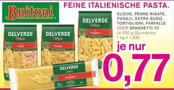 KODi Buitoni Eliche, Penne Rigate, Fusilli Extra Sugo, Tortiglioni , Farfalle oder Spaghetti 72, 500g Angebot