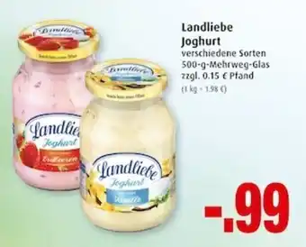 Markant Landliebe Joghurt 500g Glas Angebot