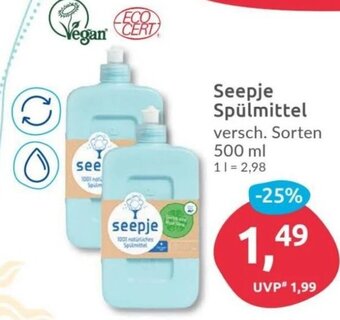 Budni Seepje Spülmittel 500 ml Angebot