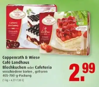 Markant Coppenrath & Wiese Café Landhaus Blechkuchen oder Cafeteria 405-700g Angebot