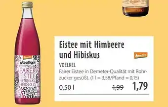 Superbiomarkt Eistee Mit Himbeere Und Hibiskus Voelkel Angebot