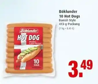 Markant Böklunder 10 Hot Dogs 413g Angebot