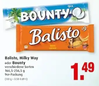 Markant Balisto, Milky Way oder Bounty Angebot