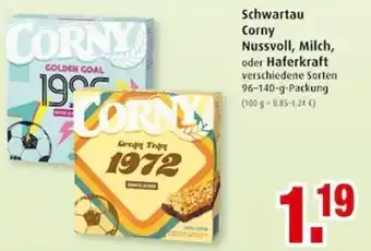 Markant Schwartau Corny Nussvoll, Milch oder Haferkraft 96-140g Angebot