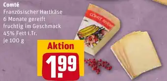 REWE Comté Französischer Hartkäse 100 g Angebot