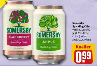REWE Somersby Sparkling Cider 0,33 L Dose Angebot