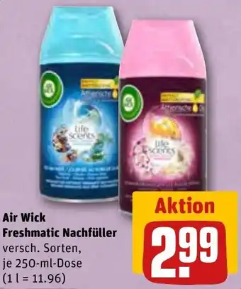 REWE Air Wick Freshmatic Nachfüller 250 ml Dose Angebot
