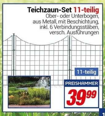 CENTERSHOP Teichzaun-Set Angebot