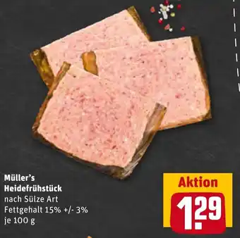 REWE Kaufpark Müller's Heidefrühstück 100 g Angebot