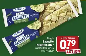 Wasgau Meggle Baguette Kräuterbutter 160g Angebot