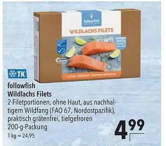 CITTI Markt Followfish Wildlachs Filets Angebot