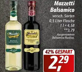 Simmel Mazzetti Balsamico Angebot