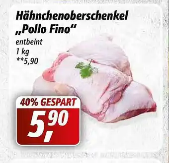 Simmel Hähnchenoberschenkel „pollo Fino“ Angebot