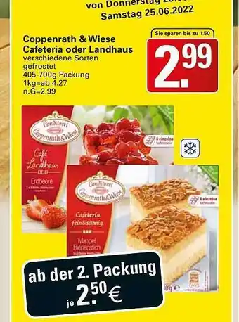 WEZ Coppenrath & Wiese Cafeteria Oder Landhaus Angebot