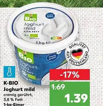 Kaufland K-bio Joghurt Mild Angebot