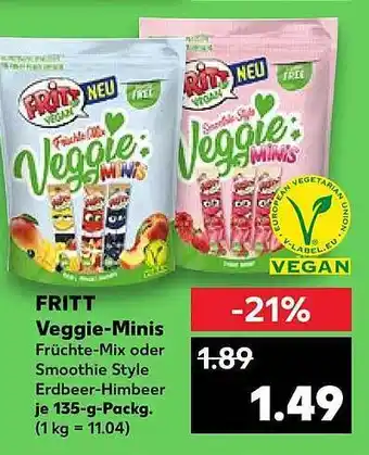 Kaufland Fritt Veggie-minis Angebot