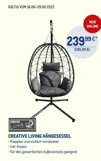 METRO Creative Living Hängesessel Angebot