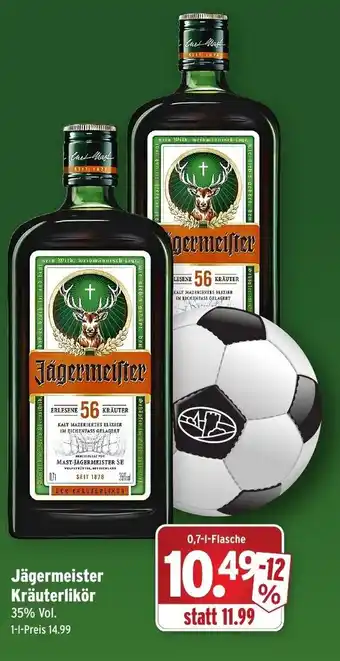 Wasgau Jägermeister Kräuterlikör 0,7L Angebot